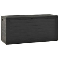  Garden Storage Box Anthracite 116x44x55 cm