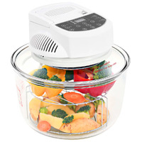  Halogen Convection Oven with Extension Ring and Digital Timer 1400 W 17 L