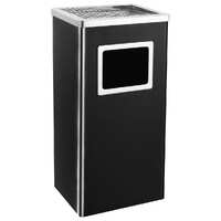  Ashtray Dustbin Hotel 45 L Steel Black