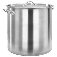  Stock Pot 71 L 45x45 cm Stainless Steel