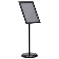  A3 Pedestal Poster Stand Black Aluminium Alloy