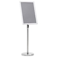  A3 Pedestal Poster Stand Silver Aluminium Alloy
