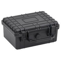  Portable Flight Case Black 24x19x11 cm PP