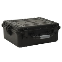 Portable Flight Case Black 55x43x21 cm PP