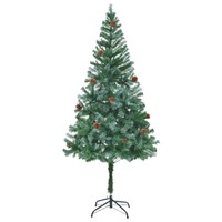  Artificial Christmas Tree with Pinecones 180 cm