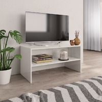  TV Cabinet High Gloss White 80x40x40 cm Engineered Wood