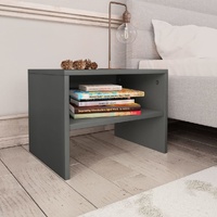  Bedside Cabinet Grey 40x30x30 cm Engineered Wood