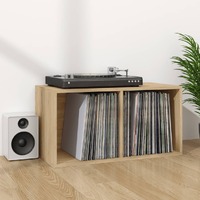  Vinyl Storage Box Sonoma Oak 71x34x36 cm Engineered Wood