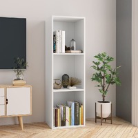  Book Cabinet/TV Cabinet White 36x30x114 cm Engineered Wood