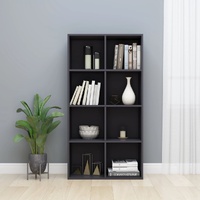  Book Cabinet/Sideboard High Gloss Grey 66x30x130 cm Engineered Wood