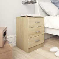  Bedside Cabinets 2 pcs Sonoma Oak 38x35x56 cm Engineered Wood