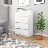  Sideboard White 60x35x98.5 cm Engineered Wood