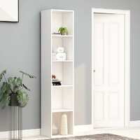  Book Cabinet White 40x30x189 cm Engineered Wood