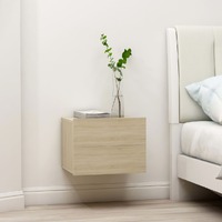  Bedside Cabinet Sonoma Oak 40x30x30 cm Engineered Wood