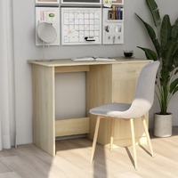  Desk Sonoma Oak 100x50x76 cm Engineered Wood