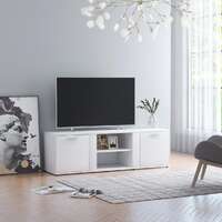  TV Cabinet White 120x34x37 cm Engineered Wood