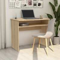  Desk Sonoma Oak 90x50x74 cm Engineered Wood