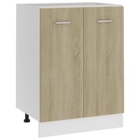  Bottom Cabinet Sonoma Oak 60x46x81.5 cm Engineered Wood