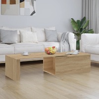  Coffee Table Sonoma Oak 150x50x35 cm Engineered Wood