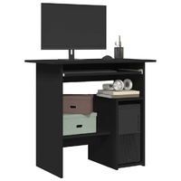  Desk Black 80x45x74 cm Engineered Wood
