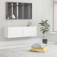  TV Cabinet White 100x30x30 cm Engineered Wood