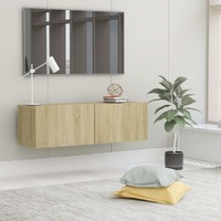  TV Cabinet Sonoma Oak 100x30x30 cm Engineered Wood
