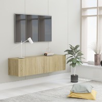  TV Cabinet Sonoma Oak 120x30x30 cm Engineered Wood