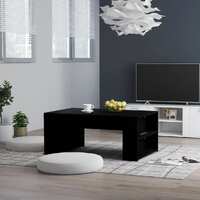 Coffee Table Black 100x60x42 cm Engineered Wood