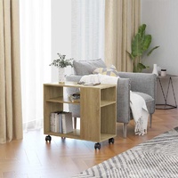  Side Table Sonoma Oak 70x35x55 cm Engineered Wood