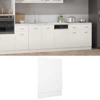  Dishwasher Panel White 45x3x67 cm Engineered Wood
