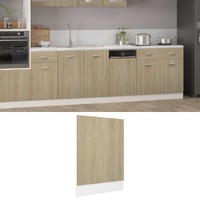  Dishwasher Panel Sonoma Oak 45x3x67 cm Engineered Wood