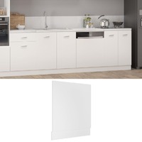  Dishwasher Panel White 59.5x3x67 cm Engineered Wood