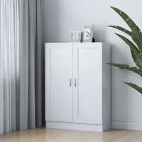  Book Cabinet White 82.5x30.5x115 cm Engineered Wood