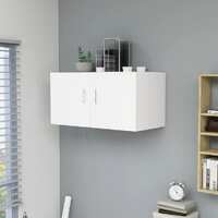  Wall Mounted Cabinet White 80x39x40 cm Engineered Wood