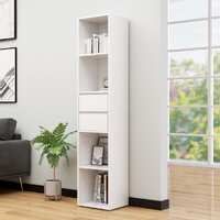  Book Cabinet White 36x30x171 cm Engineered Wood