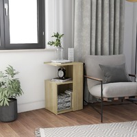  Side Table Sonoma Oak 36x30x56 cm Engineered Wood