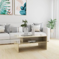 Coffee Table Sonoma Oak 90x60x42.5 cm Engineered Wood