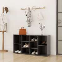  Shoe Bench Grey 103x30x54.5 cm Engineered Wood
