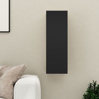  TV Cabinet Black 30.5x30x90 cm Engineered Wood