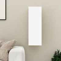  TV Cabinet White and Sonoma Oak 30.5x30x90 cm Engineered Wood