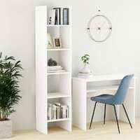  Book Cabinet White 40x35x180 cm Engineered Wood