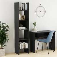  Book Cabinet Grey 40x35x180 cm Engineered Wood