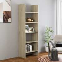  Book Cabinet Sonoma Oak 60x35x180 cm Engineered Wood