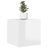  Wall Mounted TV Cabinet High Gloss White 30.5x30x30 cm