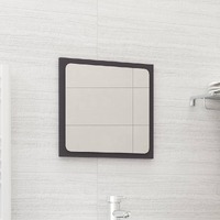  Bathroom Mirror Grey 40x1.5x37 cm Engineered Wood