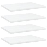  Bookshelf Boards 4 pcs White 40x30x1.5 cm Engineered Wood