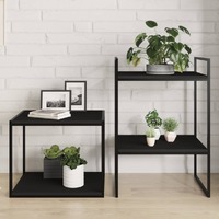  Bookshelf Boards 4 pcs Black 40x50x1.5 cm Engineered Wood