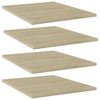 Bookshelf Boards 4 pcs Sonoma Oak 40x50x1.5 cm Engineered Wood