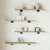  Bookshelf Boards 8 pcs Sonoma Oak 60x10x1.5 cm Engineered Wood
