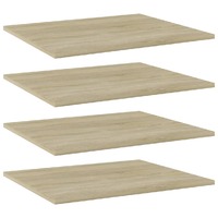  Bookshelf Boards 4 pcs Sonoma Oak 60x50x1.5 cm Engineered Wood